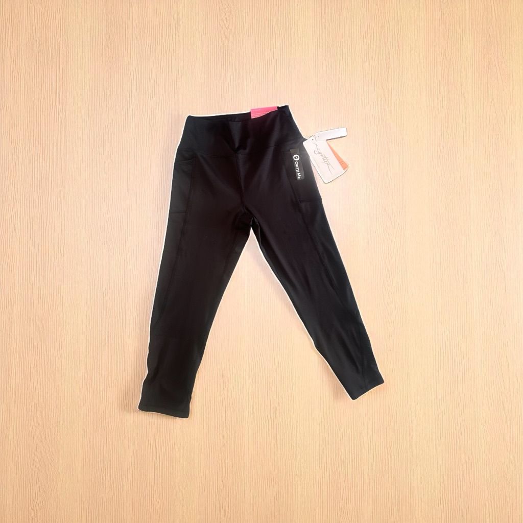 Gottex Studio Leggings Womens Medium Airlight Compression Pocket Yoga Pants